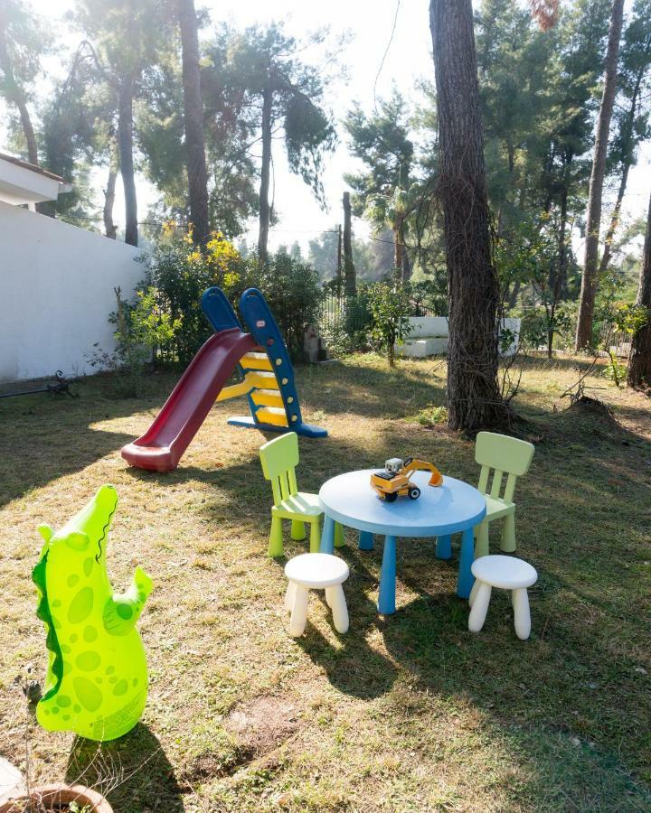 Villa Aurora In Sani With Garden And Pool Extérieur photo