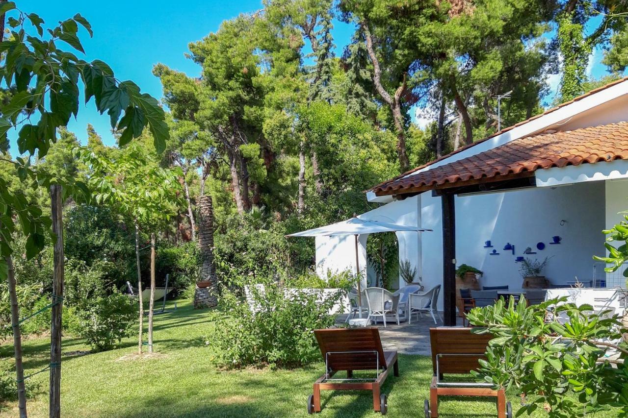 Villa Aurora In Sani With Garden And Pool Extérieur photo